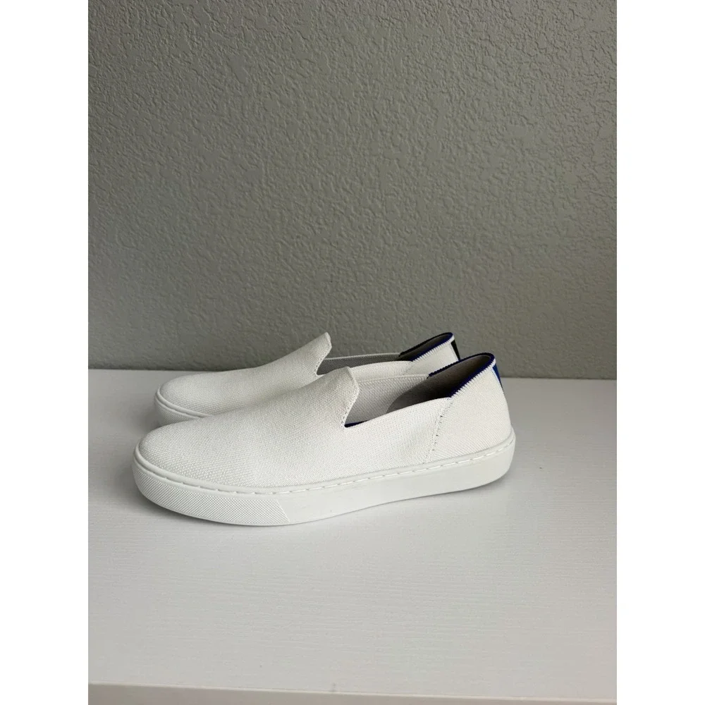 Rothy's Original Slip On Sneaker Women's US 9 Bright White New Without Box
